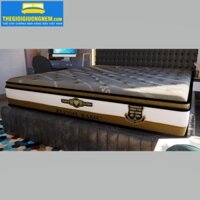 EUCOIL BASIC - NỆM LÒ XO TÚI ĐỘC LẬP LÓT TOPPER CAO SU THIÊN NHIÊN 5 VÙNG KIM CƯƠNG