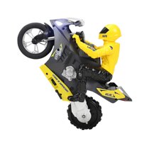 Eugeneq Mini Motorcycle Toy,Kids Electric Remote Control RC Motorcycle 2.4Ghz Racing Motorbike Toys for Children