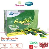 Eugica kẹo ngậm giảm ho đau họng từ thảo dược -  từ tinh dầu gừng, bạc hà, quế, khuynh diệp