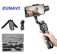 EUNAVI Smartphone Gimbal Stabilizer, 3-Axis Mobile Phone Gimbal Stabilizer with Sport Mode Time Lapse Recording Live Video Recording Vlog, for iPhone XR/XS / 11, ...
