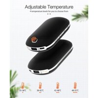 Euro Home - Máy Sưởi Ấm Cầm Tay 2in1 Hand Warmer Tích Hợp Pin Sạc Dự Phòng 5200mAh