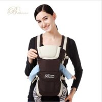 [Euro Quality] Đai địu em bé hàng cao cấp Bethbear êm nhẹ có vành đỡ cổ vải Polyester thoáng mát