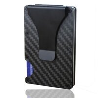 EuroQuality Kẹp tiền Money Clip Carbon Fiber Metal