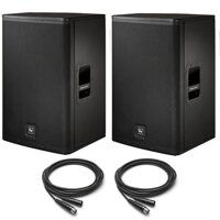 EV Electro-Voice ELX112P 12" Powered PA Speakers PAIR (2) 25' XLR Cables ELX NEW