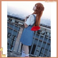 EVA cosplay  Japanese Anime Evangelion Asuka Langley Soryu Tokyo Ayanami Rei Costume School Uniform Halloween Blue  cos Clothing