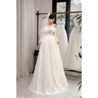 [Eva.bridal]   Váy cưới tùng bồng kiểu dáng hiện đại, váy cưới "Quốc Dân", màu da luxury HM09