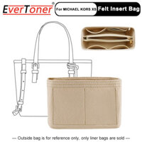 Evertoner Nỉ Túi Lót Cho MK Giỏ Tote Túi Chèn Túi Đựng Mỹ Phẩm Lưu Trữ Hoàn Thiện Phân Loại Túi Nỉ Hỗ Trợ