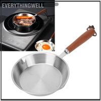 EverythingWell Chảo Chiên Trứng Inox Không Dính Cho Nhà Hàng Gia Đình Bếp Điện Từ snowa