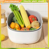 EverythingWell Máy rửa rau quả siêu âm 360 độ làm sạch Thiết bị để sử dụng tại nhà