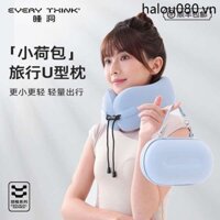 Everythink Lỗ Ngủ Ví Nhỏ Hình Chữ u Gối Cổ Gối Du Lịch Gối Máy Bay Cổ Gối Di Động Bảo Vệ Cổ Ngủ
