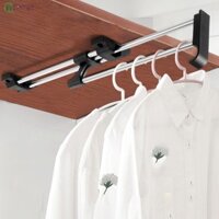 ⛤EVERYWT⛤Convenient Retractable Top Mount Clothes Hanger Breathable Load Bearing Capacity
