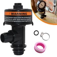 ⛤EVERYWT⛤High Flow Relief Valve Air Relief Valve Valve With Clamp Manual Relief Valve