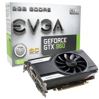 EVGA GeForce GTX 960 Superclocked Gaming ACX 2.0 2GB GDDR5 128bit PCI-E 3.0 16x Graphic Card (02G-P4-2962-KR)