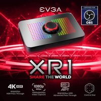 EVGA XR1 Capture Device – Certified for OBS – USB 3.0 – 4K Pass Through – ARGB – Audio Mixer