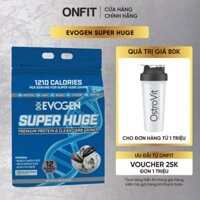 Evogen Super Huge (5.4KG) | Sữa Tăng Cân Xây Dựng Cơ Nạc, Hàm Lượng Calo Cao Cấp, Bổ Sung EAA và BCAA, Potent Evozyme