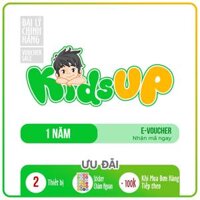 Evoucher Khoá học KIDS UP - 1 NĂM - Chương trình giáo dục sớm Montessori - KIDSUP dành cho bé từ 0-6 tuổi