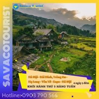 [EVoucher Savacotourist] TOUR Hà Nội - Bái Đính, Tràng An - Hạ Long - Yên Tử - Sa Pa - Hà Nội 6 ngày 5 đêm