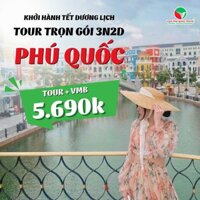 (EVoucher Vina) Phú Quốc: Trọn gói 3N2D Check-in Thành phố không ngủ Grand World