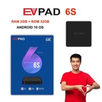 EVPAD 6S RAM 2G/32G TIVI BOX XEM TRUYỀN HÌNH QUỐC TẾ NHẬT ,HÀN, TRUNG, ĐÀI LOAN MIỄN PHÍ