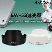 Ew-53 Hood Cho Canon 15-45 18-45 Ống Kính R50 R10 M50 R100 Camera Ống Kính 49UV