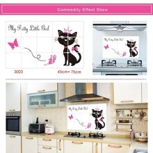 Decal dán bếp mèo đen Perfect DB02
