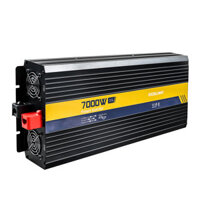 Excellway 2200/3000/4000/5000/6000/7000W Pure Sine Wave Inverter 220V 50HZ EU Standard 12V/24V LED Display Power Inverte