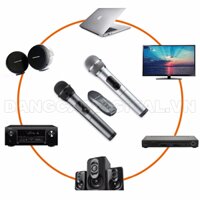 Excelvan K18- U, Bộ 2 micro karaoke không dây
