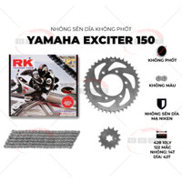 [Exciter 150 - RK Takasago Chain] Nhông Sên Dĩa RK 10ly Không Phốt Cao Su Dành Cho Yamaha Exciter 150