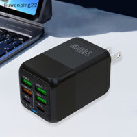 [Exo] Bộ sạc 6 cổng 4USB + 2TYPE-C 150W cho Iphone Android cho Samsung Xiaomi Huawei PD Bộ chuyển đổi nguồn sạc siêu nhanh Chuyến đi công tác [tốt]