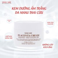 (Exp 1.25) Kem dưỡng làm trắng da nhau thai cừu SINICARE Placenta CREAM MOISTURISER WITH COENZYME Q10 100ml