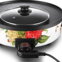 Exp Điện Chảo Nướng Nhiệt Dây Điều Khiển US UK EU CN Cắm Cáp Nguồn Bền Đẹp