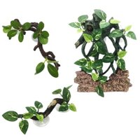 Exp Reptiles Trang trí Reptiles Corner Climbing Branch Terrarium Plant cho tắc kè