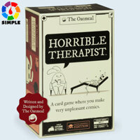 Exploding Kittens Horrible Therapist: Extra Horrible Edition - A Card Game for 3-8 Players, Ages 17+ - Adult Party Game & Family Game Night