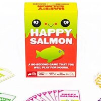 Exploding Kittens Presents Happy Salmon Easy to Learn Matching Game 3-8 Players