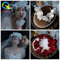 Expo LIMIT Băng đô cô dâu Handmade Phụ kiện tóc thanh lịch