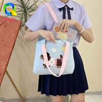 expo limit Expo LIMIT Puppy Thêu Túi Xách Màu Kem Thường Ngày Nữ