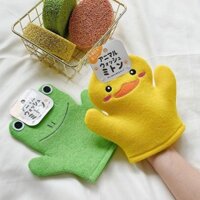 Export Kids Japanese Bath Towel High Rating Painless Non-Damaging Artifact Children's Skin Gloves Baby]93%Cute[Bath Towel Fluffy