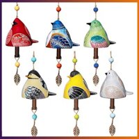 Exquisiteshop❈ Chuông chim dễ thương Chuông gió Nhựa treo Chuông gió mộc mạc Quà tặng tân gia SN9