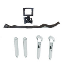 Extended Landing Gear Skid Heightened Leg Protector Feet with Camera Frame Holder for MJX B12 RC Drone Quadcopter