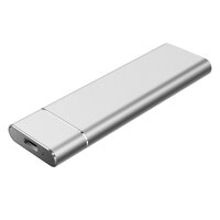 External Hard Drive Portable External Hard Drive Ultra Slim External 1TB 2TB Hard Drive for Mac, PC, Desktop, Laptop, Xbox one - 1TB, Silver