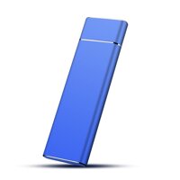External Hard Drive, Portable Hard Drive 2TB USB3.1 Hard Drive (HDD) Compatible Mac, PC, Desktop, Laptop, MacBook, Chromebook (2TB,Blue)