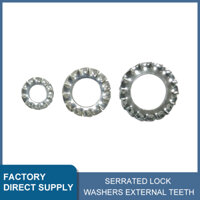 External Serrated Lock Washers - GB 862.2-1987 - M3