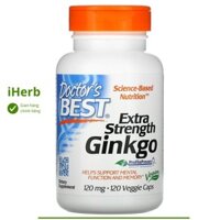 Extra Strength Ginkgo, 120 mg của Doctor's Best ( 120 viên) - iHerb Việt Nam