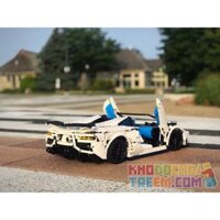 EXTRAORDINARY F10002 10002 LEZHUANG LZ2101 2101 REBRICKABLE MOC-17698 17698 MOC17698 ZHEGAO QL0430 0430 LAMBORGHINI AVENTADOR SVJ ROADSTER 1 8 tỷ lệ 1:8 bộ đồ chơi xếp lắp ráp ghép mô hình Kỹ Thuật Công Nghệ Cao Mô Hình Phương Tiện 3556 khối
