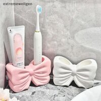 [Extremewellgen] 1 Hộp đựng bàn chải đánh răng bằng gốm trang trí Bàn chải đánh răng bằng gốm, Giá đựng kem đánh răng Phụ kiện phòng tắm Giá đỡ bàn chải LLF