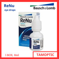 [eye Drops]  Dung dịch nhỏ mắt khi đeo kính áp tròng Renu eye Drop 8ml Bausch + Lomb