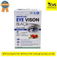 Eye Vision Black -  Hỗ trợ cải thiện thị lực, giảm khô mắt, mỏi mắt, nhìn mờ - Hộp 30 viên - CVS Pharmacy
