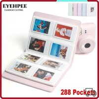 Eyehpee Instant Camera Album Ảnh, Vé Rạp Chiếu Phim 288 Túi Bảo Quản Hình Ảnh 3 inch, Bộ Sưu Tập Thẻ Da PU Sắp Xếp Cho Fujifilm Instax Mini 12 / 11 / 9