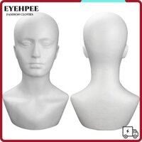 Eyehpee Nam Head Model, Đầu Mannequin Foam Craft Foam, DIY với Vai Mannequin Model Display Beginner