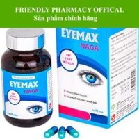EYEMAX NAGA – Bổ sung các dưỡng chất, hoạt chất sinh học, tốt cho não và mắt, giúp tăng cường thị lực cho mắt (30 viên)